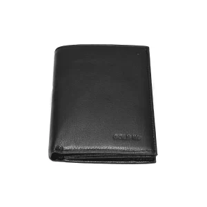 Portofel din piele naturala, negru, Gold Life, original Magrot,fara capsa-13968