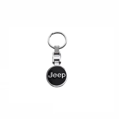 Breloc JEEP 3d negru cu doua fete, metalic Magrot 20098