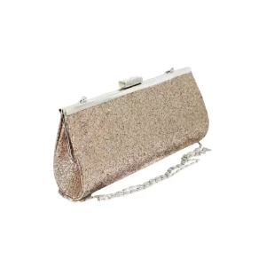 Plic de seara auriu sampanie pentru ocazii si petreceri, 24 x 12 cm, Magrot 119