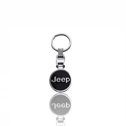 Breloc premium Jeep 3d cu doua fete, metalic Magrot 20172