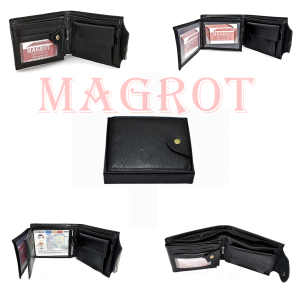 Portofel barbatesc, din piele, Magrot, negru, inchidere cu capsa, magrot 20105 6 Portofel barbatesc, din piele, Magrot, negru, inchidere cu capsa, magrot 20105