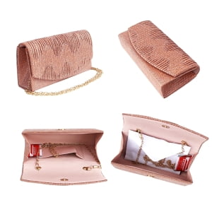 Geanta plic pentru ocazii si petreceri, roze, sclipici, 20/10 cm, Magrot 20299 8 Geanta plic pentru ocazii si petreceri, roze, sclipici, 20/10 cm, Magrot 20299