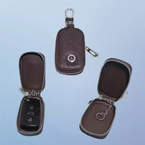 Breloc, husa chei, Mercedes, maro 9 x 5 cm, Magrot 20376 5 Breloc, husa chei, Mercedes, maro 9 x 5 cm, cod 20376