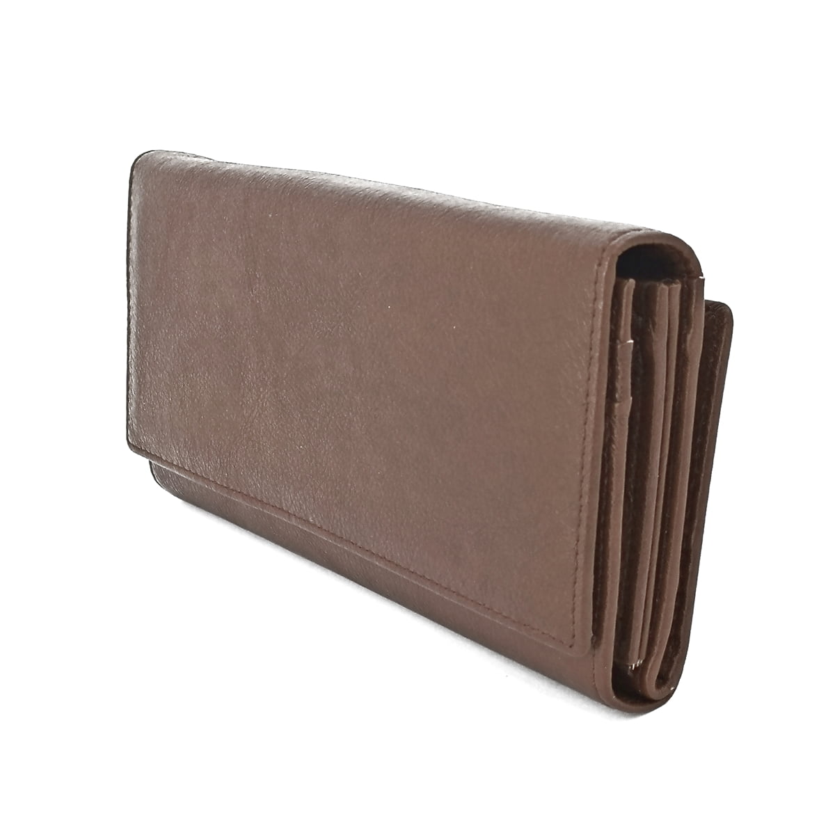 Portofel dama din piele naturala maro, original Hassion A05 - Magrot