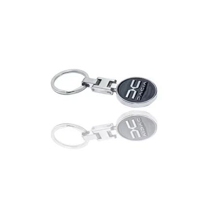 Breloc Dacia, sigla pe ambele parti, din metal, ambalat in cutie, Magrot 20383 Dacia - imagine 3