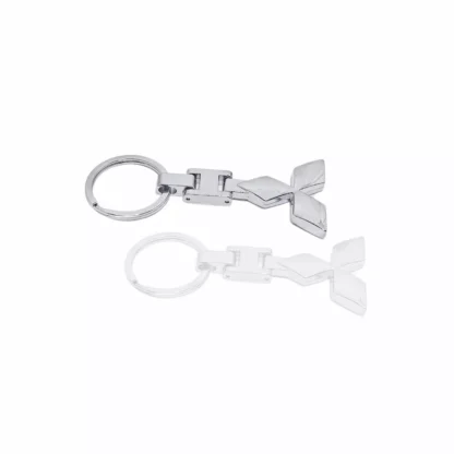 Breloc Mitsubishi 3d, din metal inoxidabil, ambalat in cutie, Magrot 20385 Mitsubishi - imagine 3