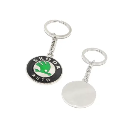Breloc Skoda, premium, metalic, in cutie, Magrot 20319 Skoda - imagine 2
