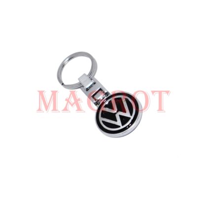 Breloc Volkswagen negru cu doua fete, metalic Magrot 076 - imagine 2