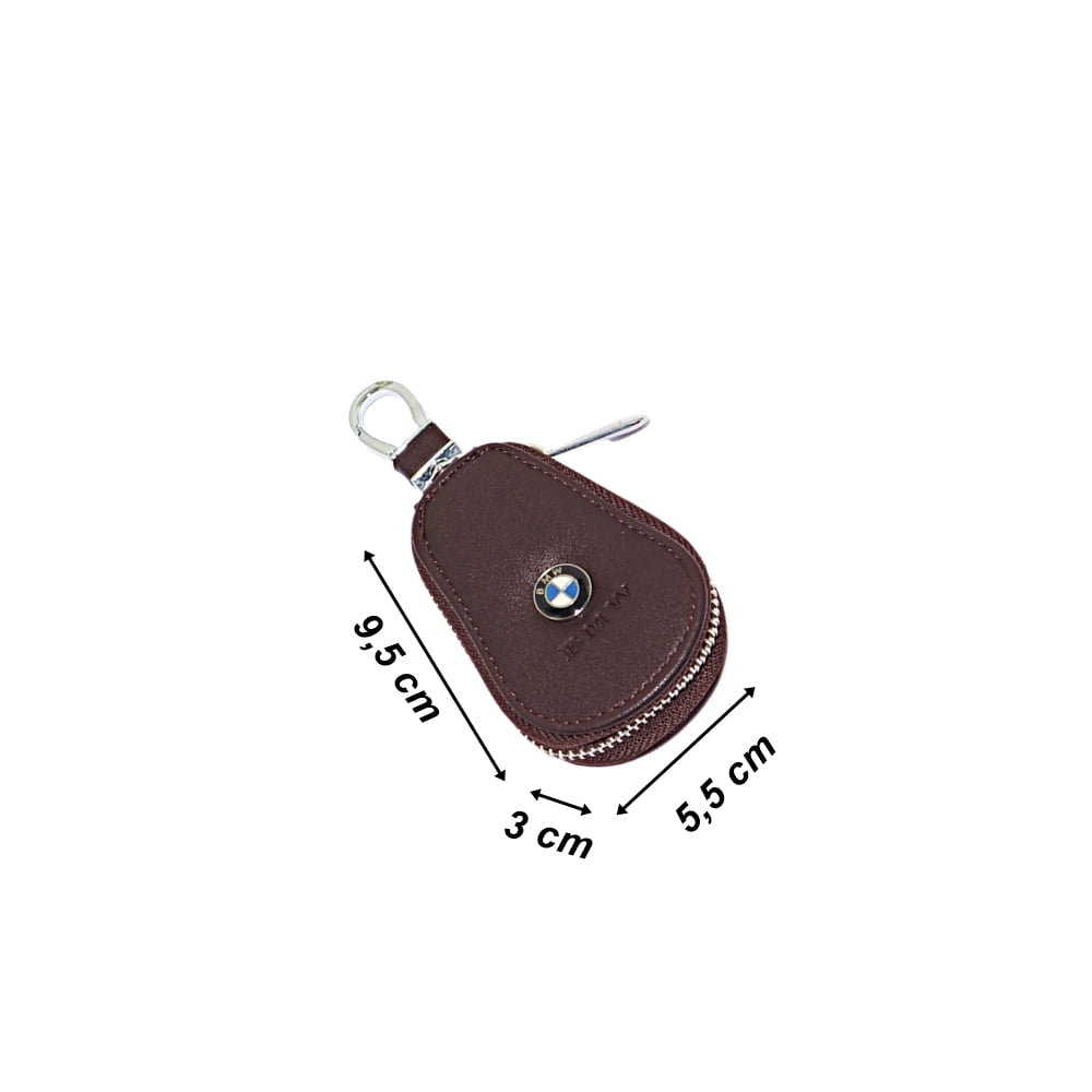 Breloc, husa chei, Bmw, 9,5 x 5,5 cm, maro, Magrot 20232 3 Breloc, husa chei, Bmw, 9,5 x 5,5 cm, maro, Magrot 20232 - imagine 3