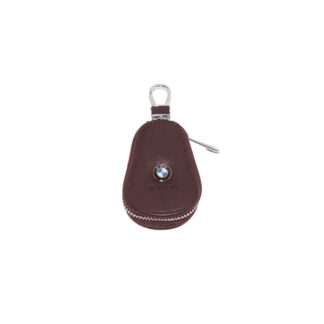 Breloc, husa chei, Bmw, 9,5 x 5,5 cm, maro, Magrot 20232
