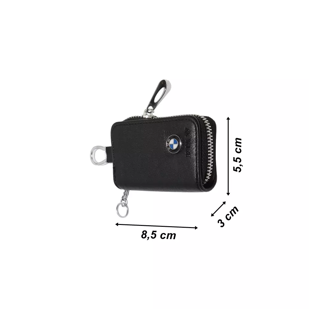 Breloc, husa chei, Bmw, 8,5 x 5,5 cm, negru, Magrot 20228 3 Breloc, husa chei, Bmw, 8,5 x 5,5 cm, negru, Magrot 20228 - imagine 3