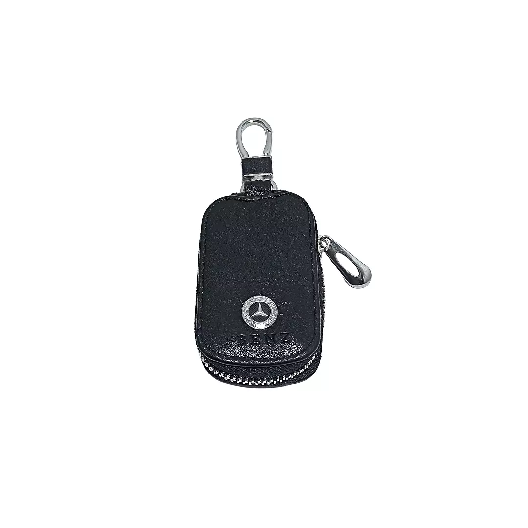 Breloc, husa chei, Mercedes, negru 9 x 5 cm, Magrot 20375 1 Breloc, husa chei, Mercedes, negru 9 x 5 cm, Magrot 20375