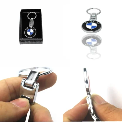 Breloc premium Bmw 3d cu doua fete, metalic, in cutie Magrot 20171 - imagine 3