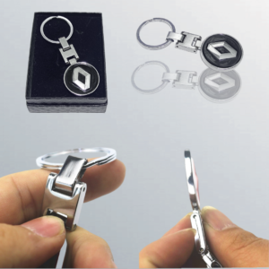 Breloc premium Renault 3d cu doua fete, in cutie cadou, material inox, Magrot 20400 Renault