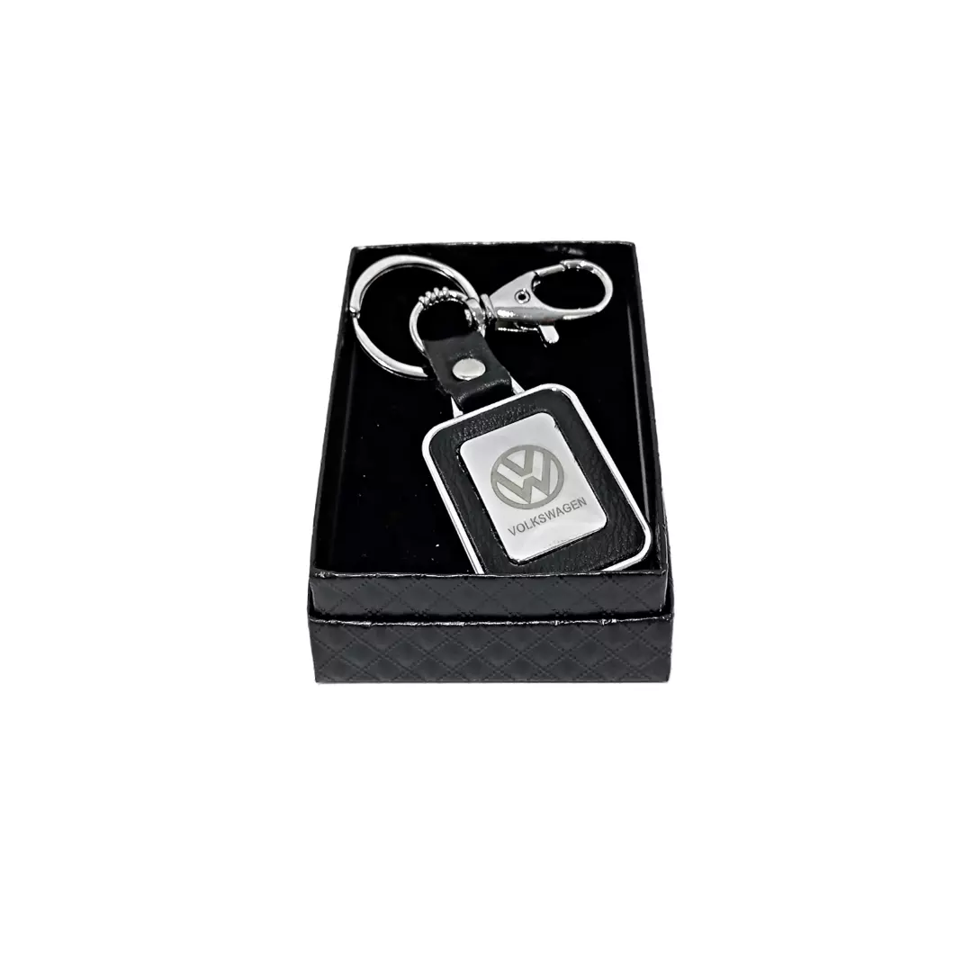 Breloc volkswagen, material piele, metal, ambalat in cutie, Magrot 20333 volkswagen 1 Breloc volkswagen
