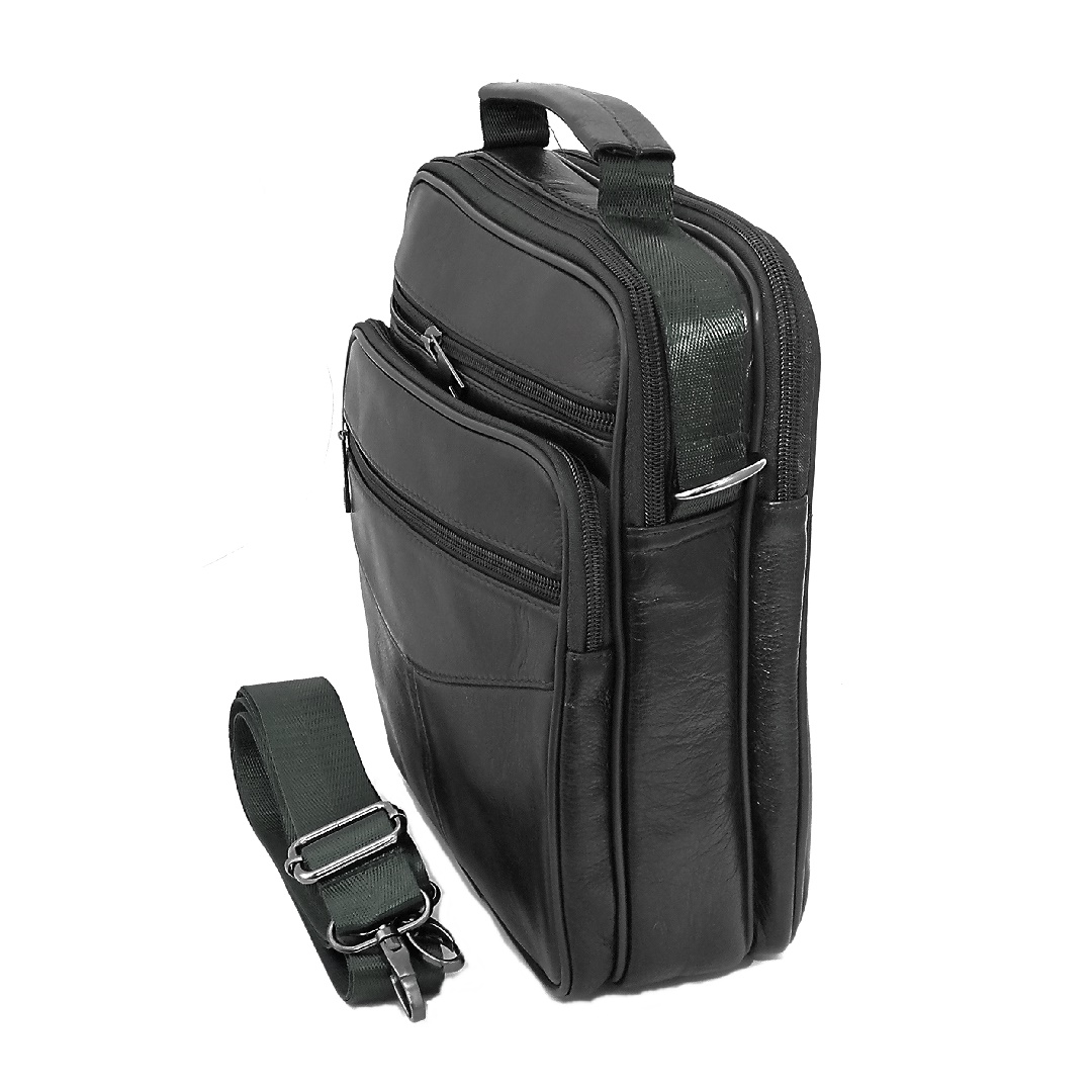 Geanta din piele naturala, de umar si mana, 21 x 25 negru, Magrot 13916 3 Geanta din piele naturala, de umar si mana, 21 x 25 negru, Magrot 13916 - imagine 3