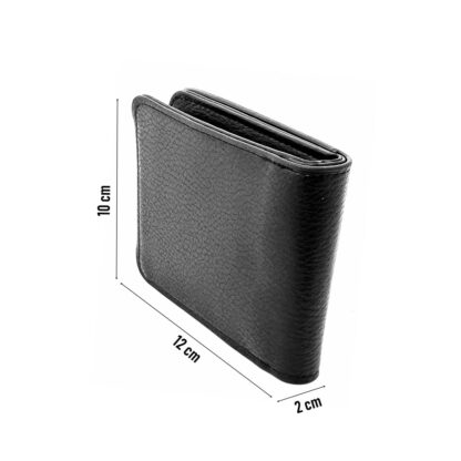 Portofel barbatesc, Skoda negru, din piele, cu sigla skoda,12 x 10 x 2 cm, Magrot 20047 - imagine 4