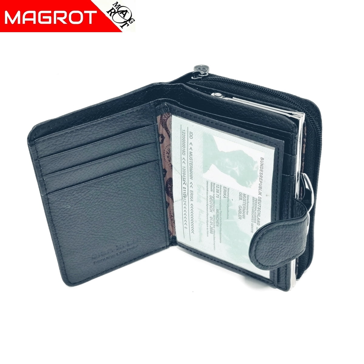 Portofel Dama Mic din Piele Naturala Bleumarin – 8 Sloturi pentru Carduri si 3 Zone Separate agrot 13898 2 Portofel Dama Mic din Piele Naturala Bleumarin – 8 Sloturi pentru Carduri si 3 Zone Separate agrot 13898 - imagine 2