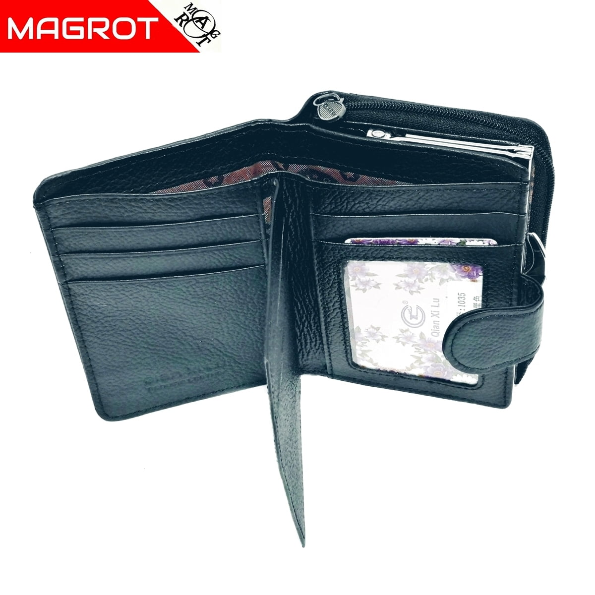 Portofel Dama Mic din Piele Naturala Bleumarin – 8 Sloturi pentru Carduri si 3 Zone Separate agrot 13898 4 Portofel Dama Mic din Piele Naturala Bleumarin – 8 Sloturi pentru Carduri si 3 Zone Separate agrot 13898 - imagine 4