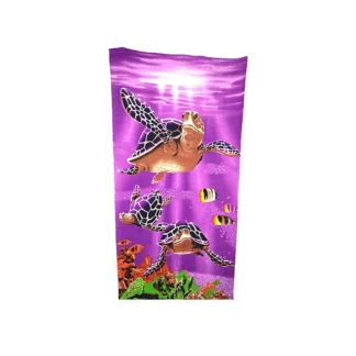 Prosop plaja, 150 x 70 cm, model broasca testoasa, magrot 20359