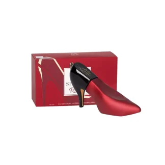 Parfum pentru femei, 100 ml, Stiletto, tip pantof, negru ros Magrot 20418