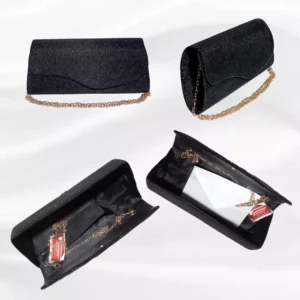 Geanta plic, ocazii si petreceri, negru sclipitor, 25 x 12 cm, Magrot 20430 7 Geanta plic, ocazii si petreceri, negru sclipitor, 25 x 12 cm, Magrot 20430