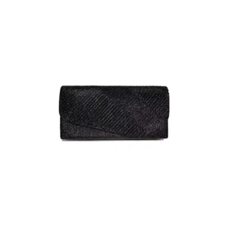 Geanta mica plic pentru ocazii si petreceri, negru, sclipitor, 20 x10 cm, Magrot 20456 megastyle