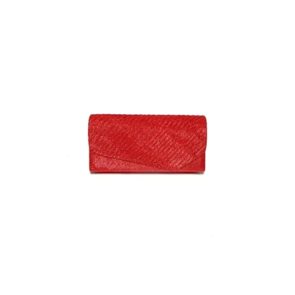 Geanta plic seara mic pentru ocazii si petreceri, rosu sclipitor, 20 x 10 cm, Magrot 20461 Megastyle
