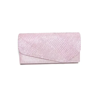 Plic seara pentru ocazii si petreceri, sclipici roz, 20 x 10 cm, Magrot 23WYB-16