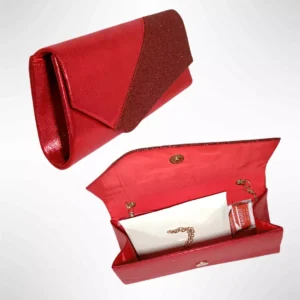 Geanta plic de seara pentru ocazii si petreceri, rosu sidefat, 26 x 12 cm, Magrot 24008 7 Geanta plic de seara pentru ocazii si petreceri, rosu sidefat, 26 x 12 cm, Magrot 24008 Megastyle