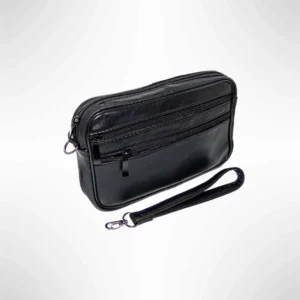 Borseta barbateasca de mana, neagra, din piele naturala, un compartiment principal 14 x 22, Magrot 24034 6 Borseta barbateasca de mana, neagra, din piele naturala, un compartiment principal 14 x 22, Magrot 24034 (1) Megastyle