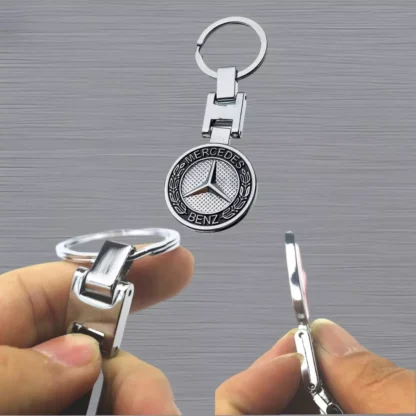 Breloc premium Mercedes 3d cu doua fete, material inox, Magrot 24039 Mercedes (1) Magrot shop