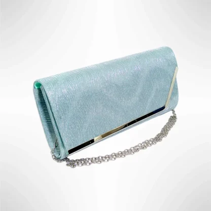 Geanta dama tip plic de seara, ocazii si petreceri, Blue relief, 26 x 12 cm, Magrot 25022 (1)A (1) Magrot Shop Megastyle