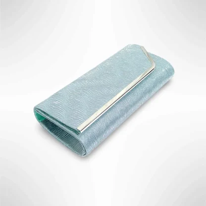 Geanta dama tip plic de seara, ocazii si petreceri, Blue relief, 26 x 12 cm, Magrot 25022 (1)A (1) Magrot Shop Megastyle