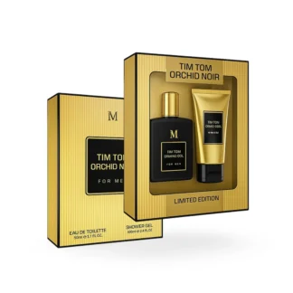Caseta cadou barbati parfum si gel de dus - oriental floral intens- inspirat Velvet Orchid Tom Ford - Magrot 25049