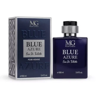 Parfum barbati Blue azure Eau de Toilette 100 ml - Inspirat de Bleu de Chanel - aroma proaspata, lemnoasa si usor condimentata note masculine sofisticat, Magrot 25056