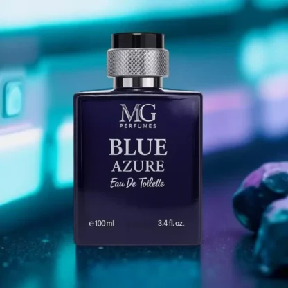 Parfum barbati Blue azure Eau de Toilette 100 ml - Inspirat de Bleu de Chanel - aroma proaspata, lemnoasa si usor condimentata note masculine sofisticat, Magrot 25056