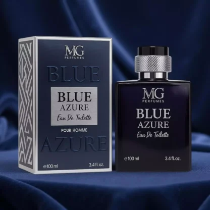 Parfum barbati Blue azure Eau de Toilette 100 ml - Inspirat de Bleu de Chanel - aroma proaspata, lemnoasa si usor condimentata note masculine sofisticat, Magrot 25056 - imagine 4