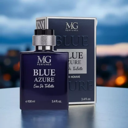 Parfum barbati Blue azure Eau de Toilette 100 ml - Inspirat de Bleu de Chanel - aroma proaspata, lemnoasa si usor condimentata note masculine sofisticat, Magrot 25056