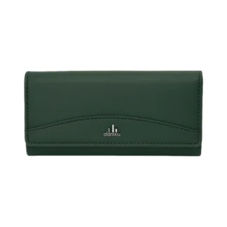 Portofel dama din piele naturala, verde pal, Magrot shop 25062