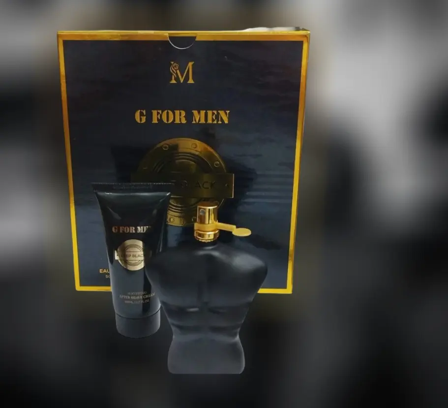 Set cadou barbati Deep Black parfum si gel dus, fresh oriental Magrot 25067 3 Gel de dus si parfum Deep Black 50ml ingrijire barbati