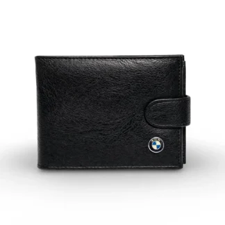 ortofel BMW Barbatesc Negru - Piele Eco Premium - Compartiment Buletin si 10 Carduri, Magrot 26008