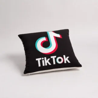 Fata de perna Husa cu sigla TikTok, 45 x 45, Magrot 26037