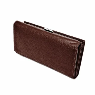 Portofel Dama din Piele Naturala Hassion Maro trei Compartimente separate Carduri Bangnotesi Monede Cadou Elegant, 19 x 10 cm Magrot 26041